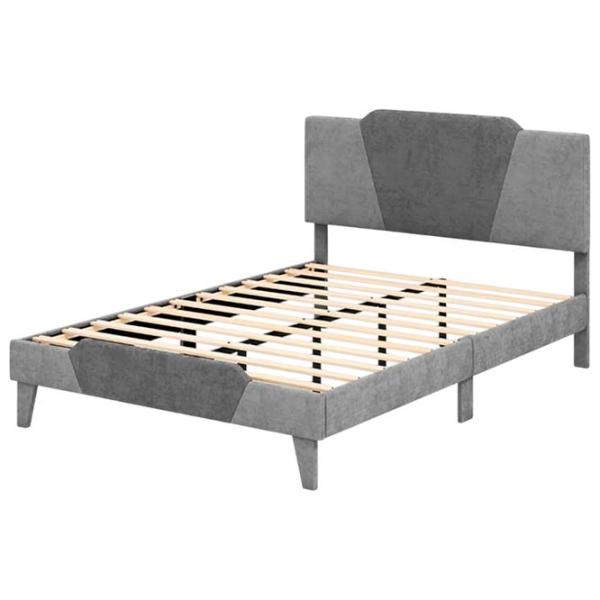 Pat Costway HU10449GR-D 140 x 200 cm / Masiv / Gray photo 1