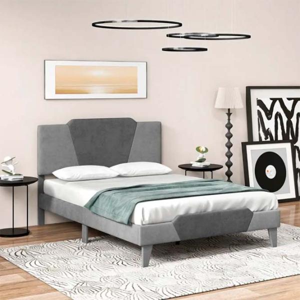 Pat Costway HU10449GR-D 140 x 200 cm / Masiv / Gray photo 2