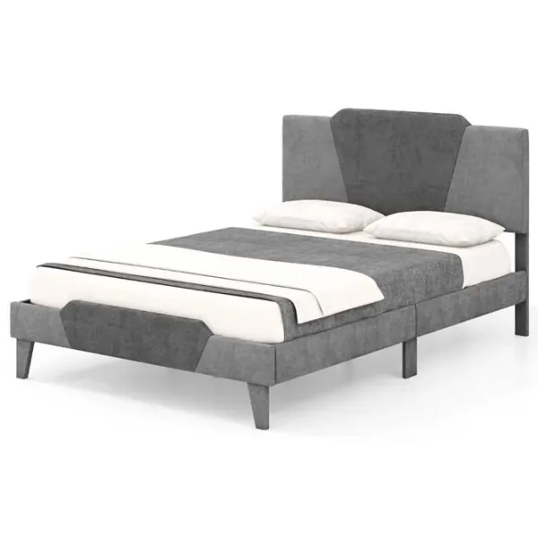 Pat Costway HU10449GR-D 140 x 200 cm / Masiv / Gray photo 3