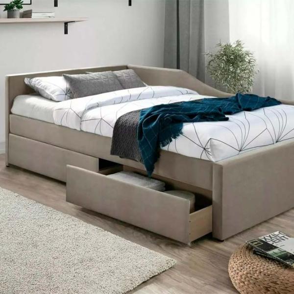 Pat Signal Eliot Velvet 120 x 200 cm / Masiv / Dark Beige photo 2