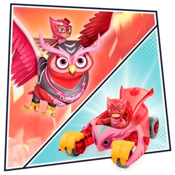 Mașină Hasbro Owl Glider F5338  / / Yellow Red photo 2
