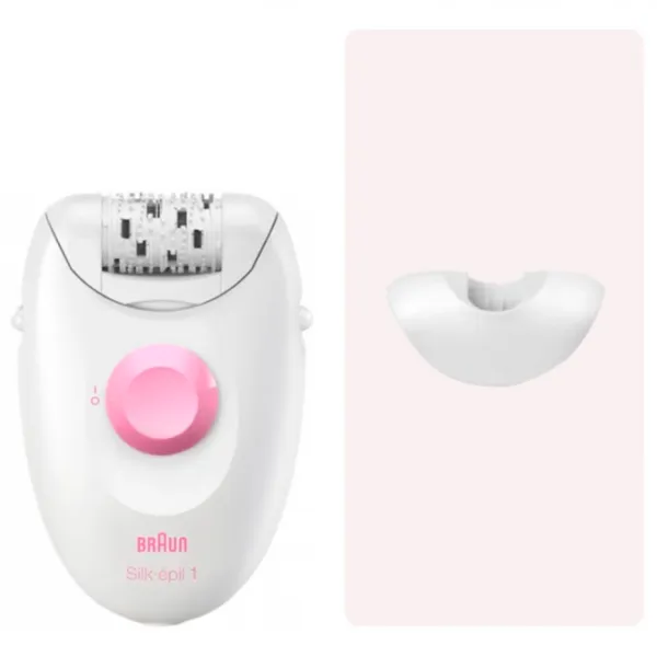 Epilator Braun SE 1-010 Uscată / Pink White photo 5