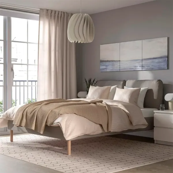 Pat Ikea Sagesund/Lindbaden 160 x 200 cm / Furnir / Brown photo 2