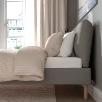 Кровать Ikea Sagesund/Lindbaden 160 x 200 см / Шпон / Коричневый photo 3