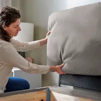 Кровать Ikea Sagesund/Lindbaden 160 x 200 см / Шпон / Коричневый photo 4