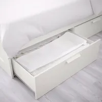 Кровать Ikea Brimnes Lindbaden 140 x 200 см / ЛДСП / Белый photo 4