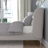 Кровать Ikea Tufjord/Tallmyra/Lonset 140 x 200 см / Шпон / Белый photo 4