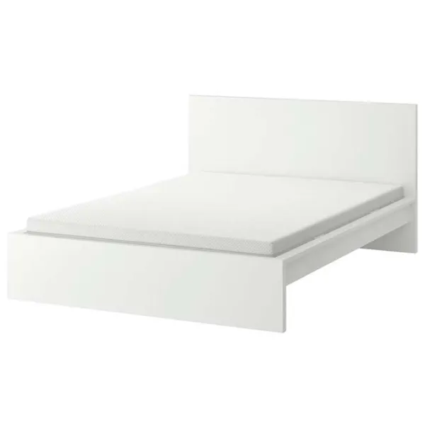 Кровать Ikea Malm/Abygda 160 x 200 см / Массив / Белый photo 1