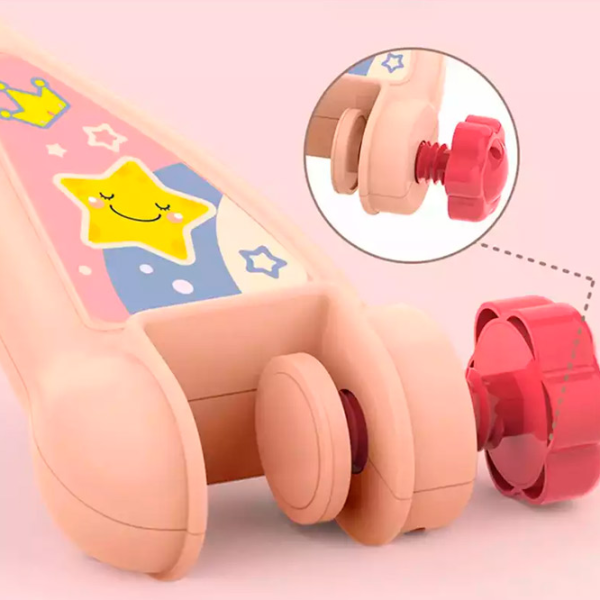 Jucărie pentru pătuțuri și cărucioare Huanger Music Mobile HE0312 1+ / Pink photo 4