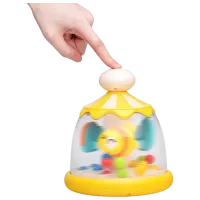 Jucărie de împins și tras Huanger Animal carousel HE8086 3+ / Multicolor photo 2