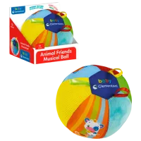 Jucărie moale Clementoni Musical Ball 17464 1+ / Multicolor
