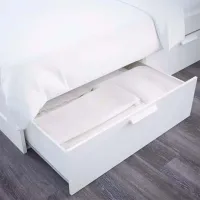 Кровать Ikea Brimnes Lindbaden 180 x 200 см / ЛДСП / Белый photo 4