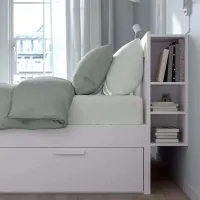 Кровать Ikea Brimnes Lindbaden 180 x 200 см / ЛДСП / Белый photo 5