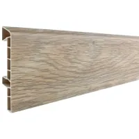 Плинтус Aspro W6 Q Slim Midas ПВХ / 2500 мм