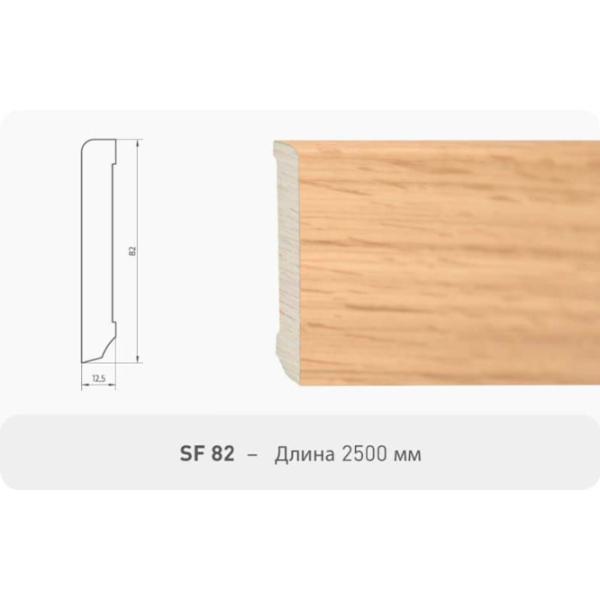 Плинтус Weitzer-Parkett KF 82 МДФ / 2500 мм photo 2