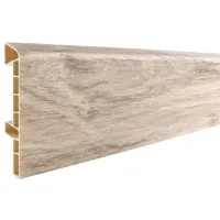 Плинтус Aspro W7 Q Slim Midas ПВХ / 2500 мм