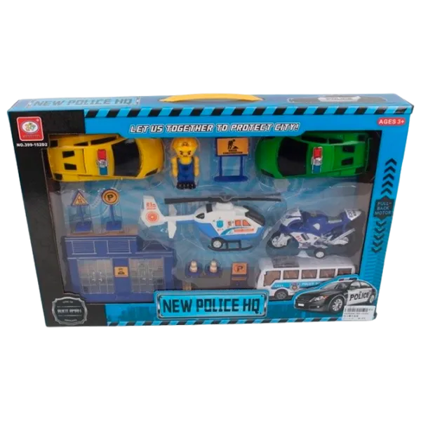 Set de mașini ChiToys 80681   / / White Blue photo 1