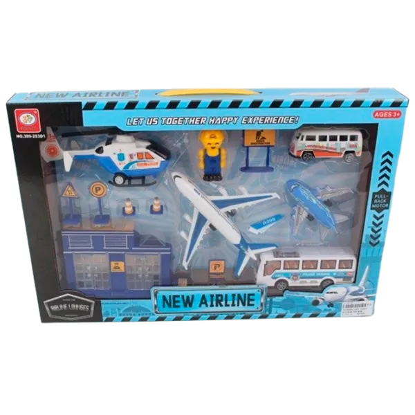 Set de mașini ChiToys 80698   / / White Blue photo 1