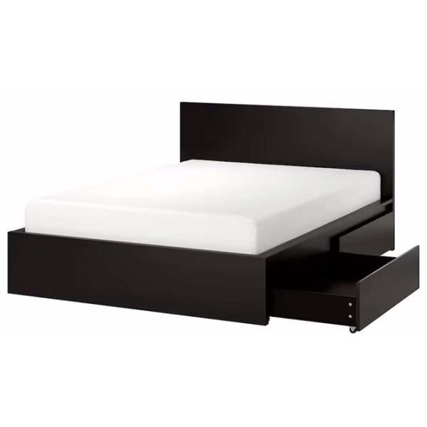 Pat Ikea Malm Luroy 2 180 x 200 cm / Furnir / Black-Brown photo 1