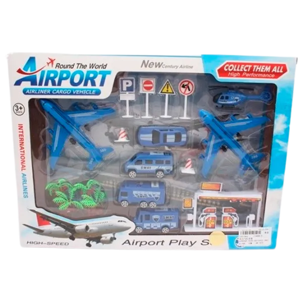 Set de mașini ChiToys 14641   / / White Blue photo 1