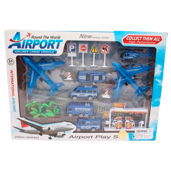 Set de mașini ChiToys 14641   / / White Blue photo 1