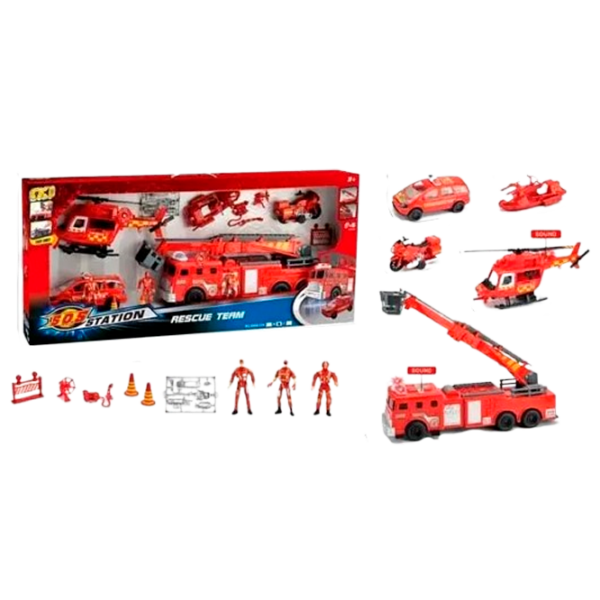 Set de mașini ChiToys 39339   / / Black Red photo 1