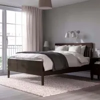 Кровать Ikea Idanas Lonset 160 x 200 см / Шпон / Тёмно-коричневый photo 2