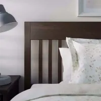 Кровать Ikea Idanas Lonset 160 x 200 см / Шпон / Тёмно-коричневый photo 5