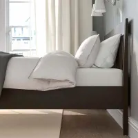 Кровать Ikea Malm 180 x 200 см / Массив / Белый photo 2