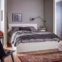 Кровать Ikea Malm 180 x 200 см / Массив / Белый photo 5