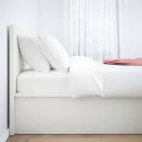 Кровать Ikea Malm 180 x 200 см / Массив / Белый photo 9