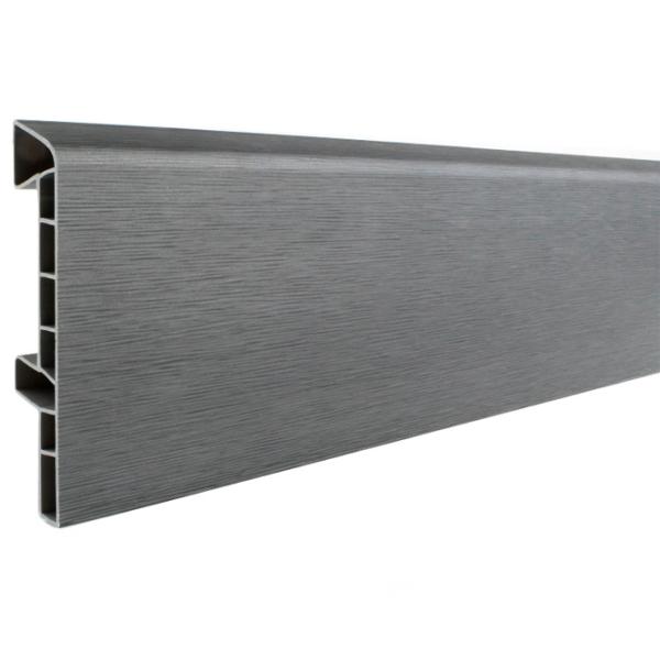 Плинтус Aspro Q Slim Midas 55 Пластик / 2500 мм photo 1