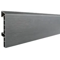 Плинтус Aspro Q Slim Midas 55 Пластик / 2500 мм