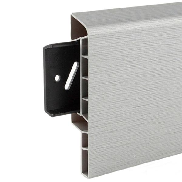 Плинтус Aspro Q Slim Midas 55 Пластик / 2500 мм photo 2