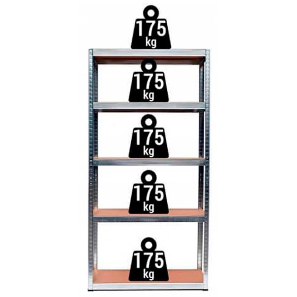 Etajeră Ekspand 58922 Gray / MDF photo 2