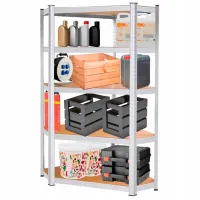 Стеллаж Tehno MS 58886 Серый / МДФ