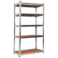 Стеллаж Ekspand 58923 Серый Коричневый / МДФ