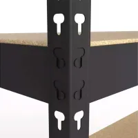 Etajeră Nex Home Titan Antracite Brown / MDF photo 7