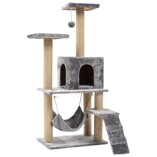 Когтеточка для кошек 4Life AT60  / Напольная / Серый photo 1 Когтеточка для кошек 4Life AT60  / Напольная / Серый photo 1