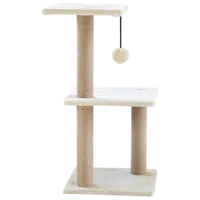 Когтеточка для кошек 4Life AT61  / Напольная / Бежевый