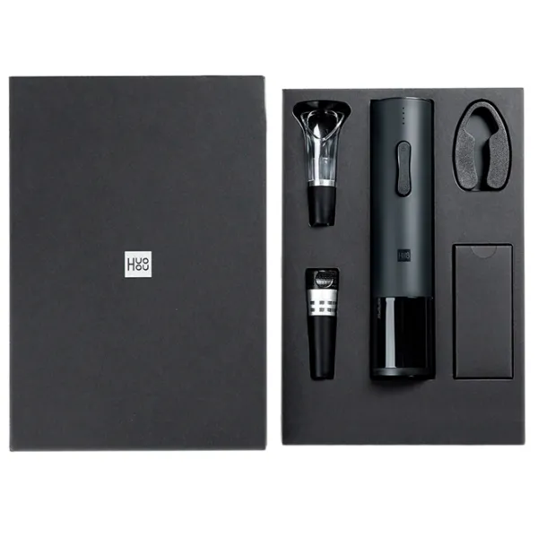 Tirbușon electric Xiaomi HuoHou Electric Wine Bottle Opener Basic  / Black photo 7
