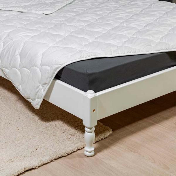 Кровать Mobicasa L-207 180 x 200 см / Дерево / Белый photo 4 Кровать Mobicasa L-207 180 x 200 см / Дерево / Белый photo 4