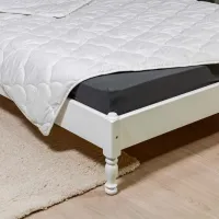 Кровать Mobicasa L-207 180 x 200 см / Дерево / Белый photo 4