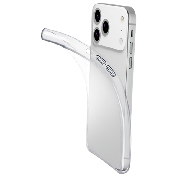 Чехол для смартфона Apple iPhone 17 Pro Max Cellularline / Back / ТПУ / Прозрачный photo 1