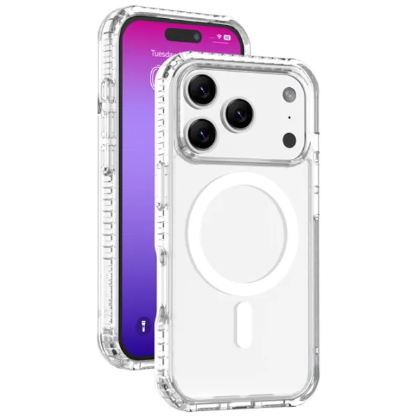 Husă pentru smartphone Apple iPhone 17 Pro Max Cellularline / MagSafe Back / TPU / Transparent Transparent photo 5