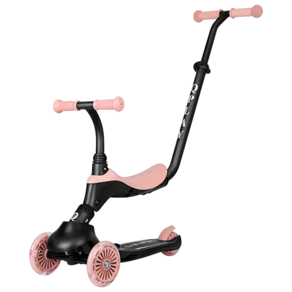 Детский трёхколёсный самокат Qplay Sema Evo (00-00942332) 50 кг/ Кораллово-розовый photo 1