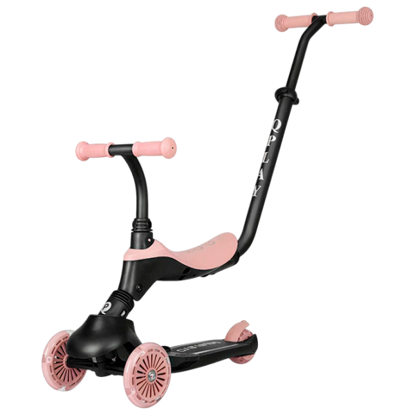 Детский трёхколёсный самокат Qplay Sema Evo (00-00942332) 50 кг/ Кораллово-розовый photo 1