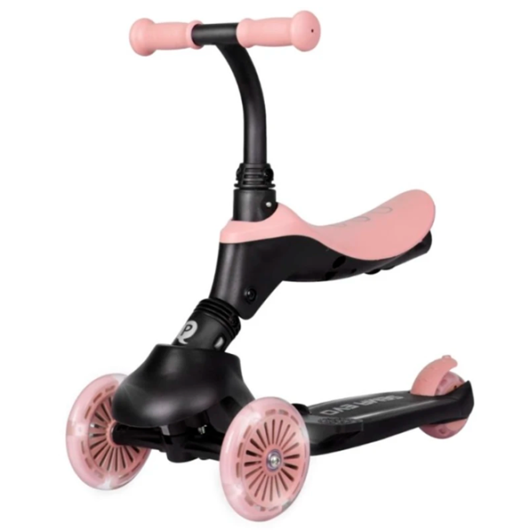 Детский трёхколёсный самокат Qplay Sema Evo (00-00942332) 50 кг/ Кораллово-розовый photo 2