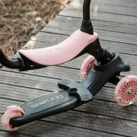 Детский трёхколёсный самокат Qplay Sema Evo (00-00942332) 50 кг/ Кораллово-розовый photo 8