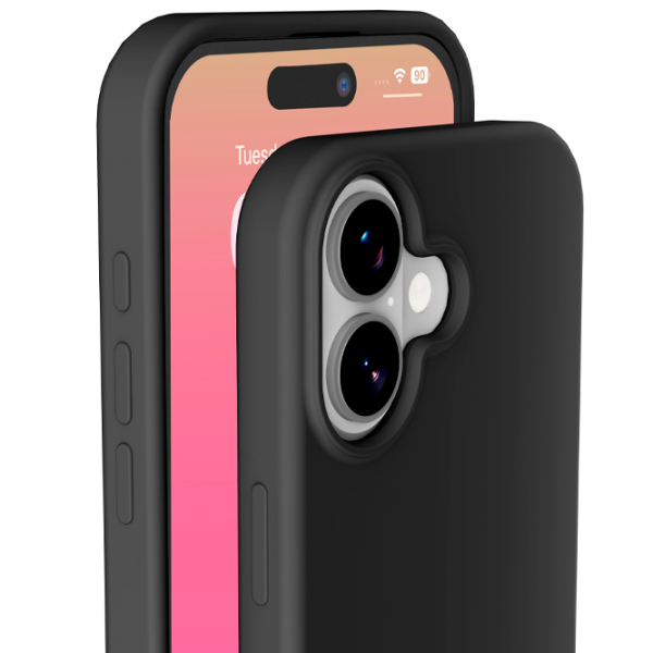 Husă pentru smartphone Apple iPhone 17  Cellularline / Back / Silicon / Black photo 4